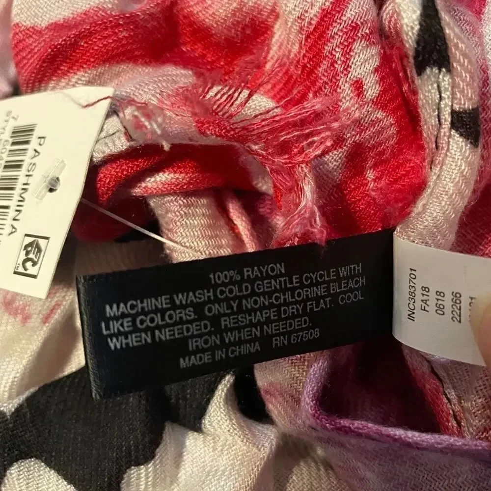INC International Concepts Dusk Floral Soft Wrap